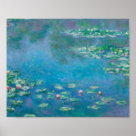 Póster Claude Monet. Lilies de agua. Impresionismo francé