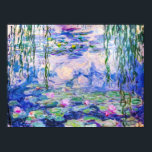 Póster Claude Monet - Lilies de agua / Nympheas 1919<br><div class="desc">Lilies de agua / Nympheas (W.1852) - Claude Monet,  Petróleo en lienzo,  1916-1919</div>