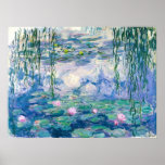 Póster CLAUDE MONET - LÍNEAS de agua<br><div class="desc">CLAUDE MONET - Niveles de agua Aceite sobre lienzo; reproducción</div>