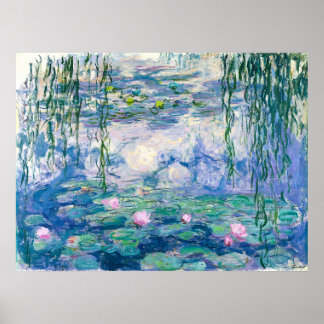 Póster CLAUDE MONET - LÍNEAS de agua