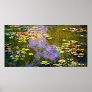 Póster Claude Monet: Lirios de agua