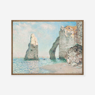 Póster Claude Monet Los acantilados de Étretat Pintura Ar