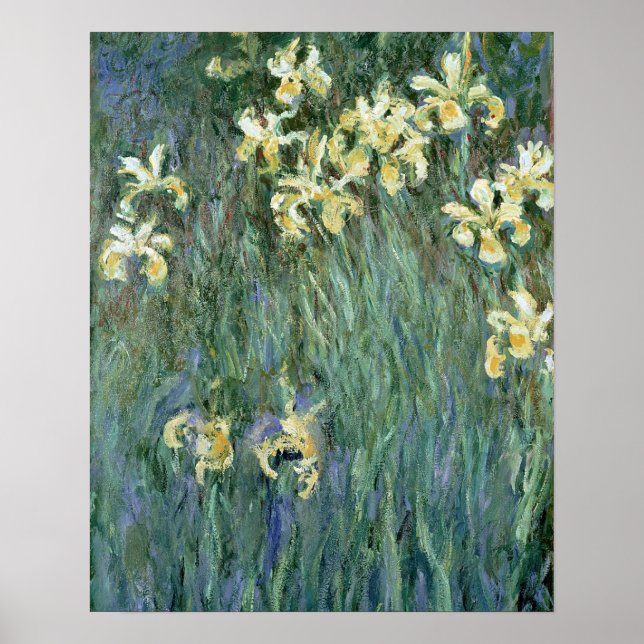 Póster Claude Monet | Los irlandeses amarillos (Frente)