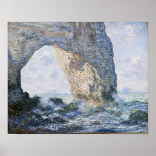Póster Claude Monet Manneporte Etretat