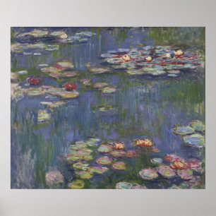 Póster Claude Monet Nenúfares