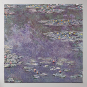 Póster Claude Monet - Nenúfares