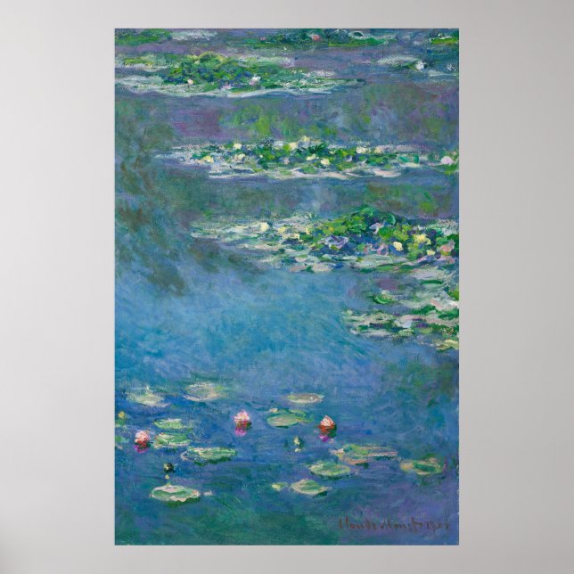 Póster Claude Monet, Nenúfares (Frente)
