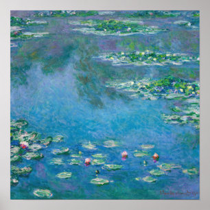 Póster Claude Monet - Nenúfares 1906