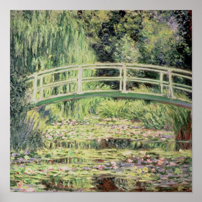 Póster Claude Monet | Nenuphars blanco, 1899 (Frente)