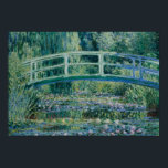 Póster Claude Monet - Nieves por el agua y puente japonés<br><div class="desc">Water Lilies y el Puente Japonés por Claude Monet, 1899. Claude Monet fue fundador de la pintura impresionista francesa, y el profesional más consistente y prolífico de la filosofía del movimiento de expresar las propias percepciones antes que la naturaleza, especialmente cuando se aplicaba a la pintura de paisaje al aire...</div>