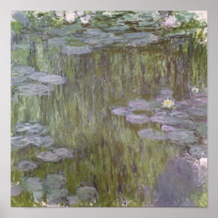 Póster Claude Monet Nympheas en Giverny, 1918
