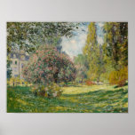 Póster Claude Monet | Paisaje: El Monceau Parc<br><div class="desc">Paisaje El Monceau del Parque por Claude Monet � Bridgeman Images</div>