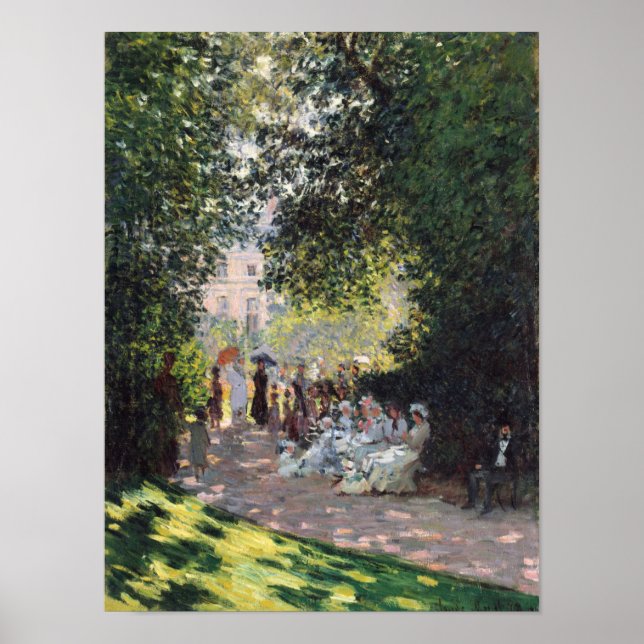 Póster Claude Monet | Parc Monceau (Frente)