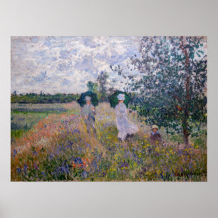 Póster Claude Monet - Paseo cerca de Argentina