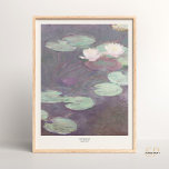 Póster Claude Monet Pink Water Lilis Art Print<br><div class="desc">Sumérjase en la cautivadora obra maestra de Claude Monet "Pink Water Lilies". Déjate tentar por los delicados tonos y la serena belleza de estos nenúfares que le dan un toque de tranquilidad a su espacio. Esta impresión de arte captura el estilo impresionista de Monet, lo que lo convierte en una...</div>