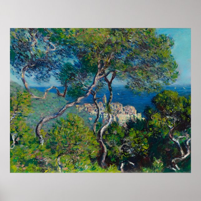 Póster Claude Monet pintando (Frente)