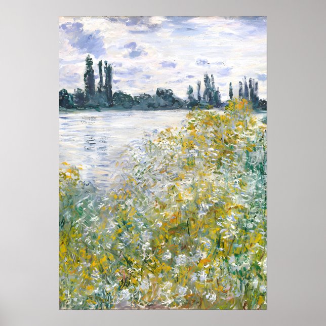 Póster Claude Monet pintando (Frente)