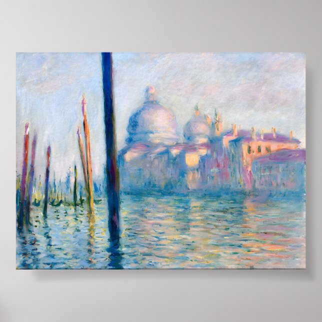 Póster Claude Monet pintando (Frente)