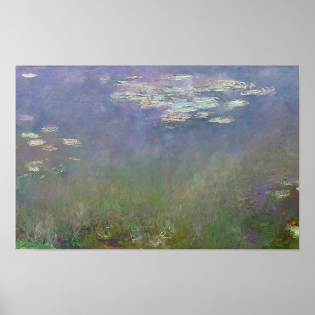 Póster Claude Monet pintando (Frente)
