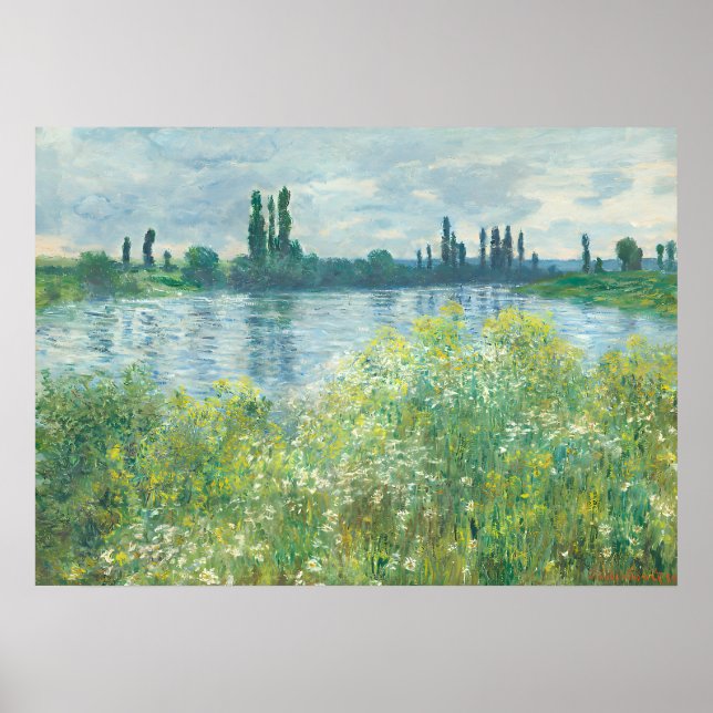 Póster Claude Monet pintando (Frente)