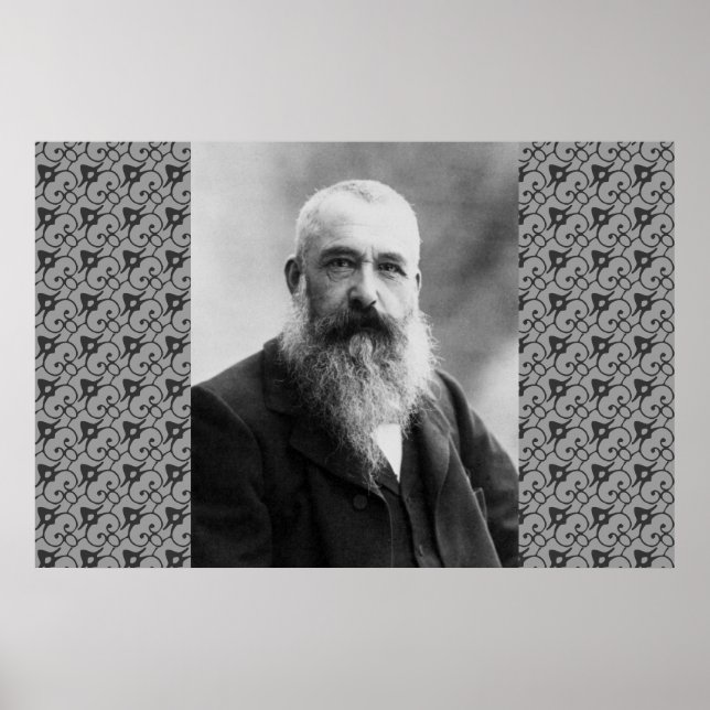 Póster Claude Monet Pintura Aceite de tela Naturaleza art (Frente)