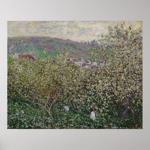 Póster Claude Monet Piqueros de frutas, 1879