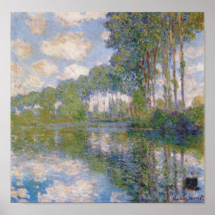 Póster Claude Monet - Poplares en el Epte 1900