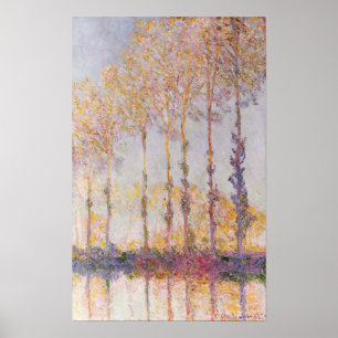 Póster Claude Monet Poplars on the Banks of the Epte