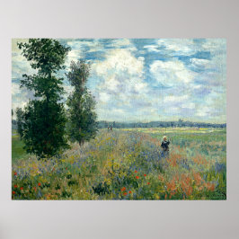 Póster Claude Monet Poppy