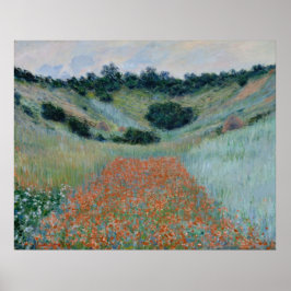 Póster Claude Monet ~ Poppy Field