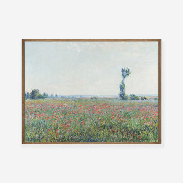 Póster Claude Monet Poppy Field Pinting Art Print