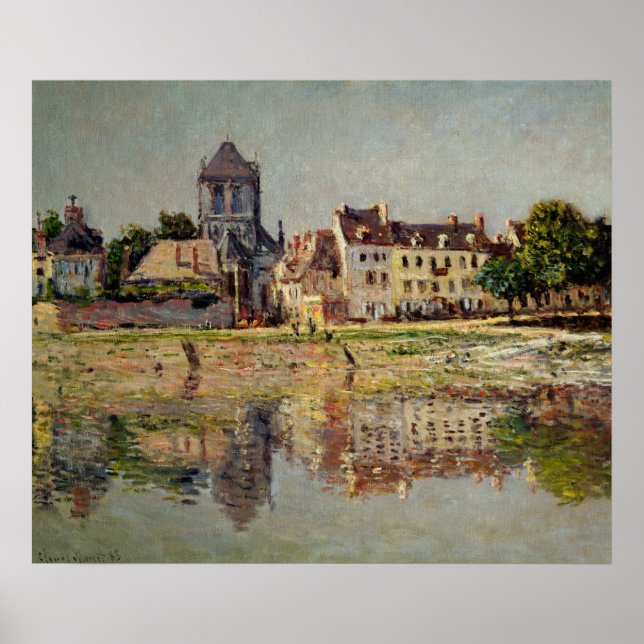 Póster Claude Monet | Por el río Vernon, 1883 (Frente)