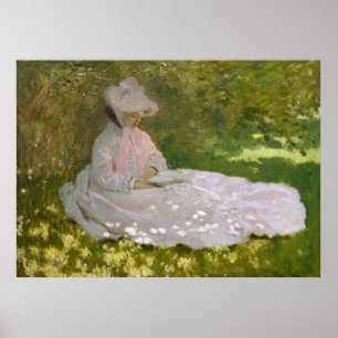 Póster Claude Monet - Primavera