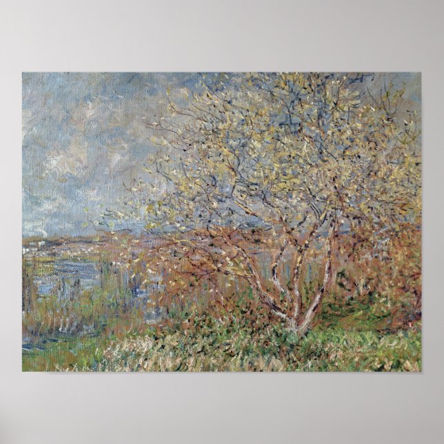Póster Claude Monet - Primavera (Frente)