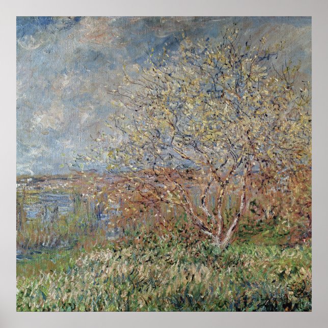 Póster Claude Monet - Primavera (Frente)