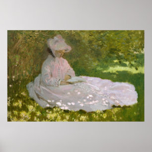 Póster Claude Monet - Primavera