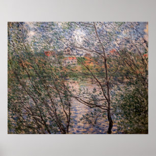 Póster Claude Monet - Primavera a través de las ramas