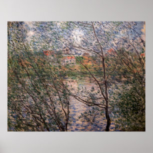 Póster Claude Monet - Primavera a través de las ramas