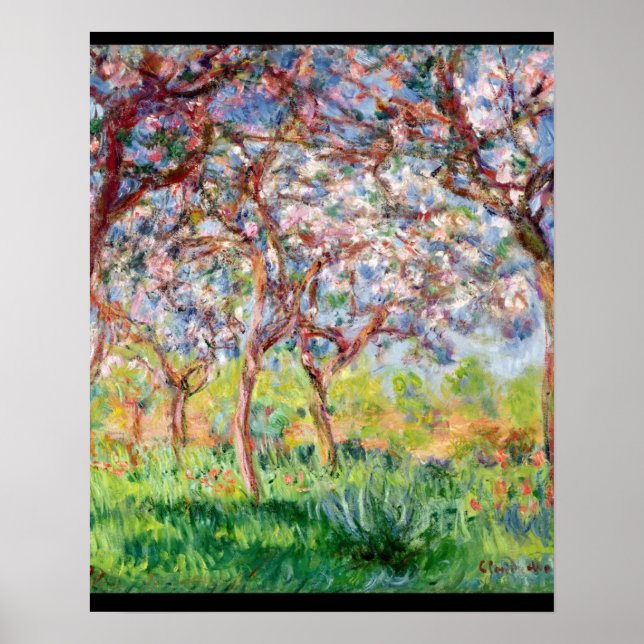 Póster Claude Monet | Printemps a Giverny (Frente)
