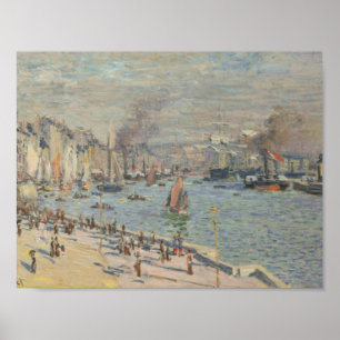 Póster Claude Monet - Puerto de Le Havre