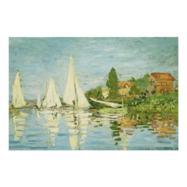 Póster Claude Monet. Regattas en Argenteuil