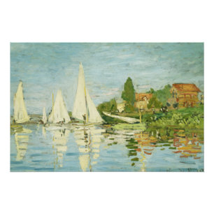 Póster Claude Monet. Regattas en Argenteuil