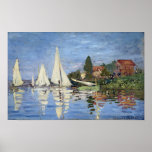 Póster Claude Monet Regattas en Argenteuil<br><div class="desc">Claude Monet Regattas en Argenteuil</div>