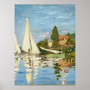 Póster Claude Monet Regattas en Argenteuil