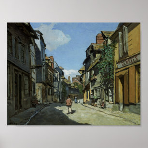 Póster Claude Monet - Rue de la Bavole, Honfleur