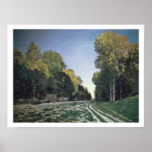 Póster Claude Monet Ruta de Chailly, Fontainebleau