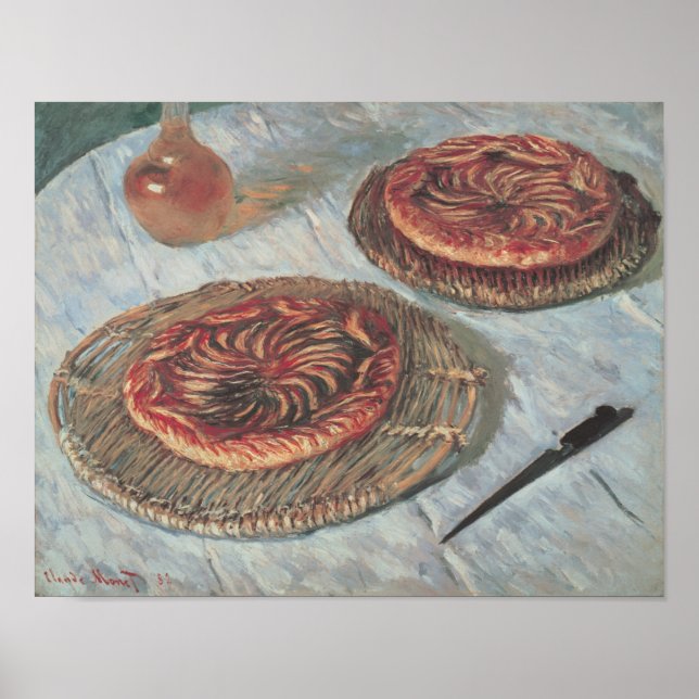 Póster Claude Monet | Tartas de frutas, 1882 (Frente)