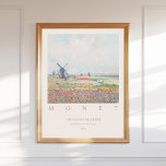 Póster Claude Monet Tulip Fields La Haya 1886<br><div class="desc">Claude Monet Tulip Fields La Haya 1886</div>
