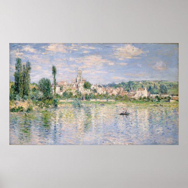 Póster Claude Monet | V � el petróleo en verano (Frente)