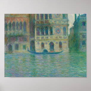 Póster Claude Monet - Venecia, Palazzo Dario